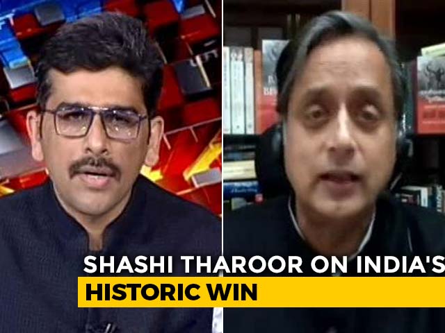 How Shashi Tharoor Described India's Win Against Australia
