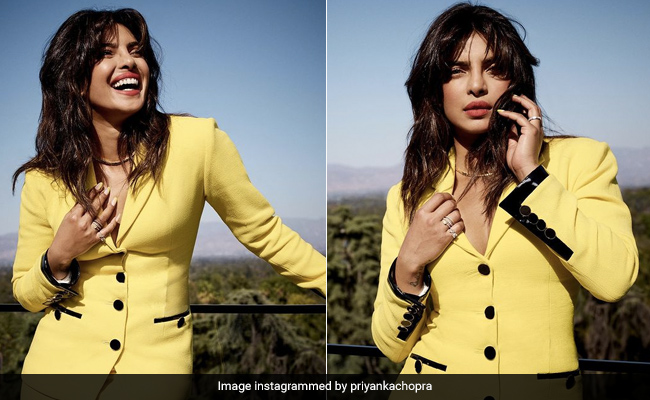 Priyanka Chopra Is The Most Chic Ray Of Sunshine In A Stylish Yellow Suit