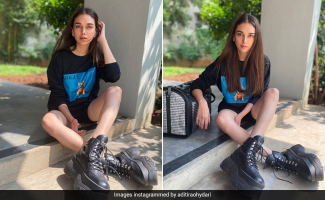 Aditi Rao Hydari Ditches Her Glass Slippers For These Statement Boots