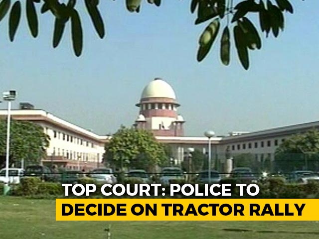 Farmers' R-Day Tractor Rally: Cops To Decide, Says Supreme Court