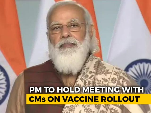 PM Modi To Meet With Chief Ministers Today On Vaccine Rollout
