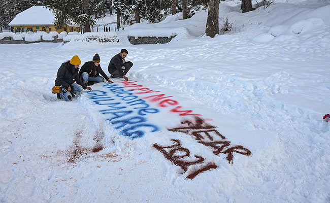 Happy New Year 2021: How India Celebrated Amid Cold Wave, Covid. See Pics