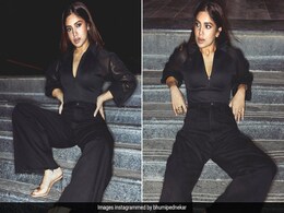 Bhumi Pednekar Spreads Good Vibes And Makes Chic Statements In All Black Bhumi Pednekar Spreads Good Vibes And Makes Chic Statements In All Black