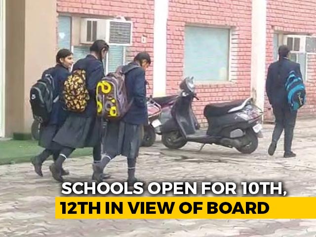 Delhi Schools Reopen Today For Classes 10, 12