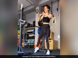Workouts Can Be Fun When You Are Sanya Malhotra. Here's Proof Workouts Can Be Fun When You Are Sanya Malhotra. Here's Proof
