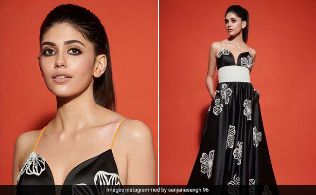 Sanjana Sanghi Transforms From Tomboy To Glam Diva In A Black Floral Gown