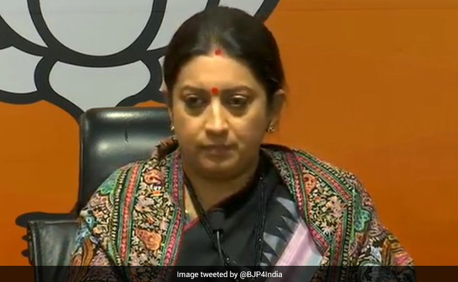 80% Children Adopted In India Since 2015 In 0-2 Age Group: Smriti Irani