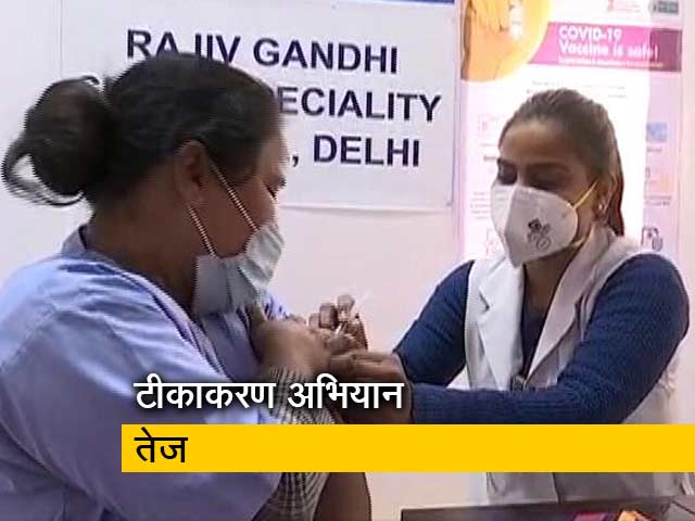 भारत में 25 लाख से ज्यादा लोगों का टीकाकरण