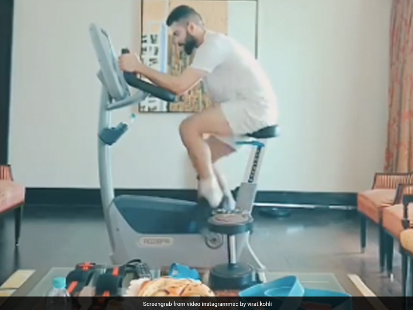 India vs England: Virat Kohli Works Out In Hotel Room While In Quarantine. Watch