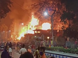 Massive Fire At Kolkata's Baghbazar, 25 Fire Engines At The Spot Massive Fire At Kolkata's Baghbazar, 25 Fire Engines At The Spot