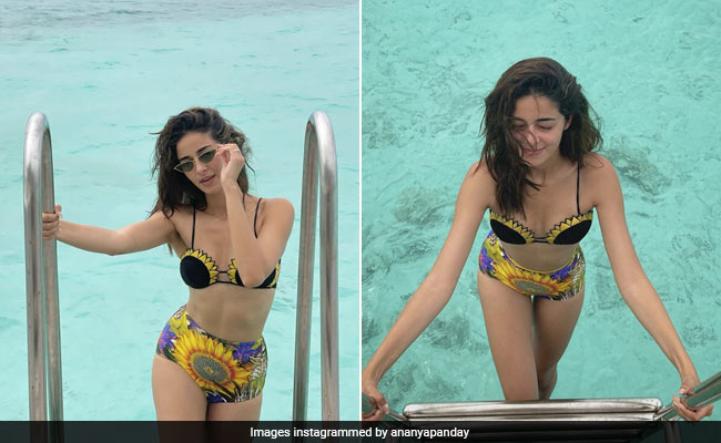 Ananya Panday Proves That A Floral Bikini Is A Beach Holiday Essential