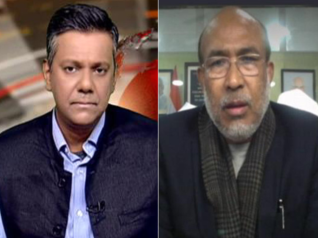 "All Firefighters Working Tirelessly": Manipur Chief Minister On Massive Forest Fire