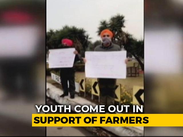 Chandigarh Youth Come Out In Support Of Protesting Farmers