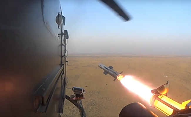 Watch: India's Homegrown Missile To Smash Tanks Completes User Trials