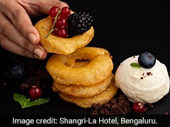 Apple Jalebi With Rabri Gelato