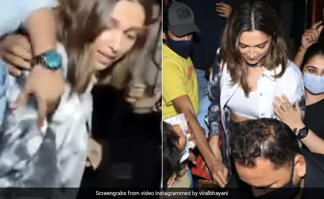 भीड़ में Deepika Padukone के बैग को खींचने की हुई कोशिश, एक्ट्रेस ने दिया ऐसा रिएक्शन- देखें Video
