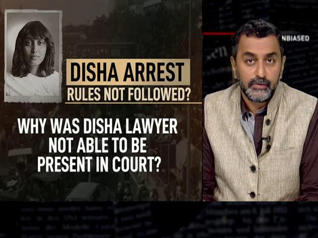 Disha Ravi: Questions Over Arrest