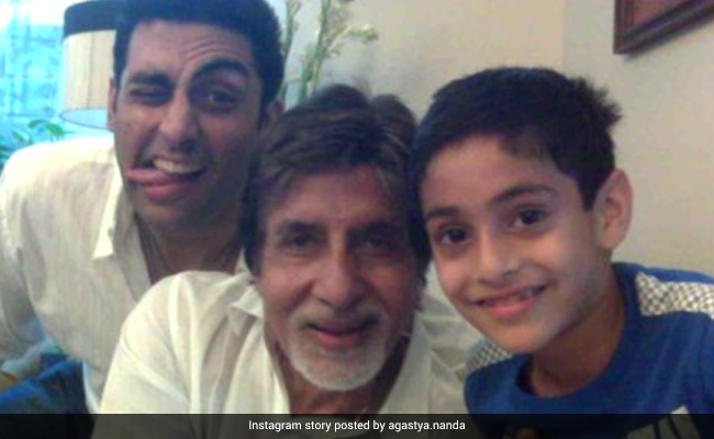 On Abhishek Bachchan's Birthday, An Epic Throwback Pic From Nephew Agastya Nanda