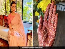 "<I>Pyaar</i>": Dia Mirza's One-Word Caption For Pic From Wedding Festivities "<I>Pyaar</i>": Dia Mirza's One-Word Caption For Pic From Wedding Festivities