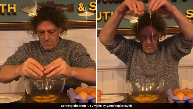 British Chef's Strange Video Tutorial To Crack Eggs Has Confused The Internet
