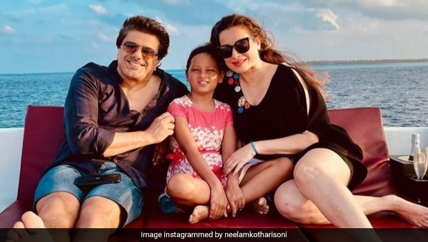 Neelam Kothari, Husband Samir Soni Enjoy This Indian Feast On Maldives Vacation