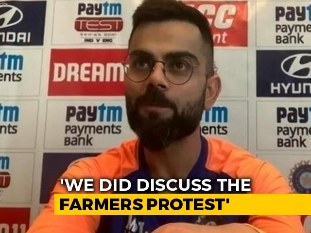 "Briefly Discussed It In Team Meeting": Virat Kohli On Farmers' Protest