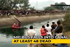 48 Dead As Bus Falls Into Canal In Madhya Pradesh 48 Dead As Bus Falls Into Canal In Madhya Pradesh