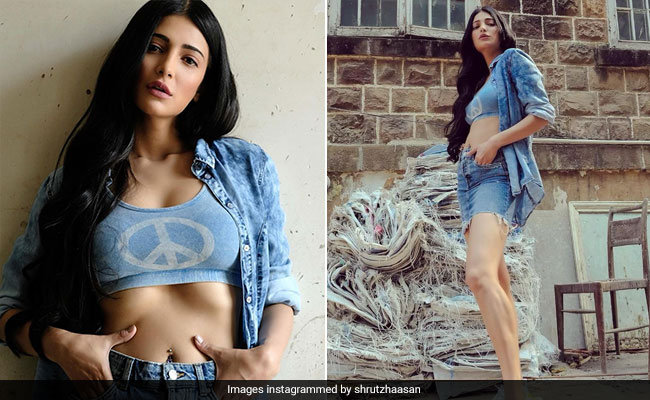 Shruti Haasan's Spunky Look Schools Us On How To Wear Denim On Summer Days
