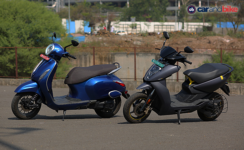 Bajaj Chetak Electric Scooter Vs Ather 450X Comparison Review