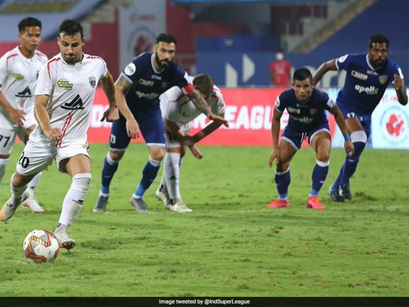 ISL: Luis Machado's Late Penalty Earns NorthEast United A Draw vs Chennaiyin FC