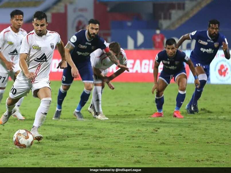 ISL: Luis Machados Late Penalty Earns NorthEast United A Draw vs Chennaiyin FC ISL: Luis Machados Late Penalty Earns NorthEast United A Draw vs Chennaiyin FC