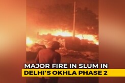 More Than 20 Huts Burnt In Major Slum Fire In Delhi, No Casualties More Than 20 Huts Burnt In Major Slum Fire In Delhi, No Casualties