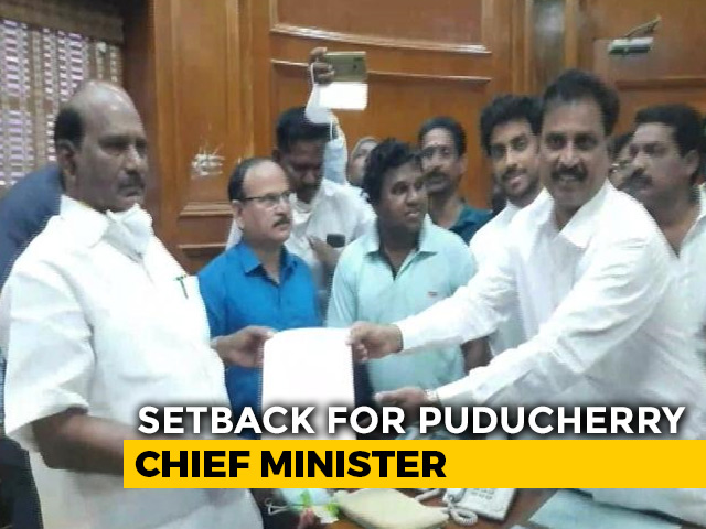 Congress Government In Puducherry Slips Into Minority Ahead Of Polls