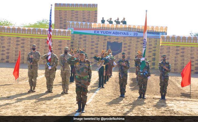 Indo-US Joint Military Exercise Begins In Rajasthan