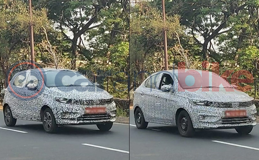 Exclusive: Tata Tiago, Tigor CNG Variants Spotted Testing Again