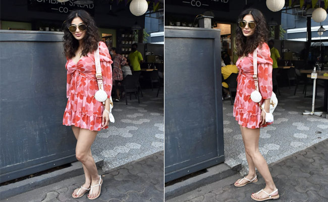 Mouni Roy, In A Pink And Red Dress,  Brings Out Her Best Valentine's Day Look