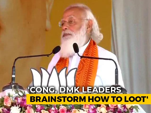 DMK-Congress Meetings Like "Corruption Hackathons", Says PM Modi