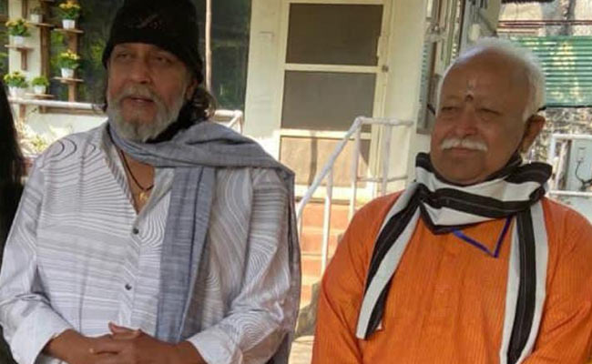 "Breakfast, No Politics": Mithun Chakraborty Hosts RSS Chief Mohan Bhagwat