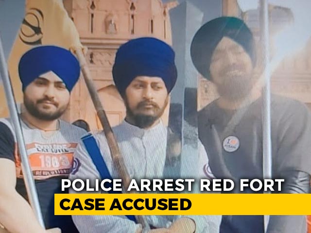 "His Sword Dancing Motivated Protesters": Red Fort Case Accused Arrested