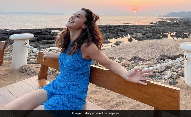 Taapsee Pannu Reveals The Reason Behind Her Smile In This BTS Pic