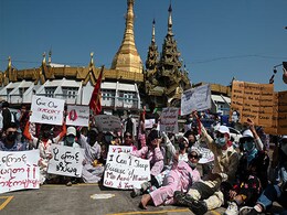 Myanmar's Anti-Coup Protesters Defy Crackdown With Humour Myanmar's Anti-Coup Protesters Defy Crackdown With Humour