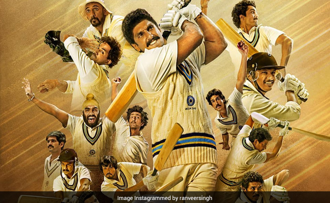 Ranveer Singh's <I>'83</i> Gets A Release Date: "See You In Cinemas"