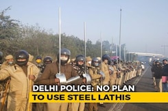 No Order For Metal Lathis: Delhi Police On Cops' Photo In New Armour No Order For Metal Lathis: Delhi Police On Cops' Photo In New Armour