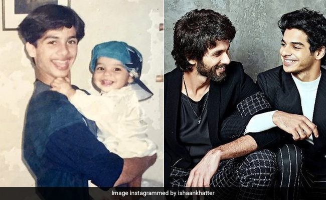 On Shahid Kapoor's Birthday, Ishaan Khatter Shares Then And Now Post With A Filmy Caption