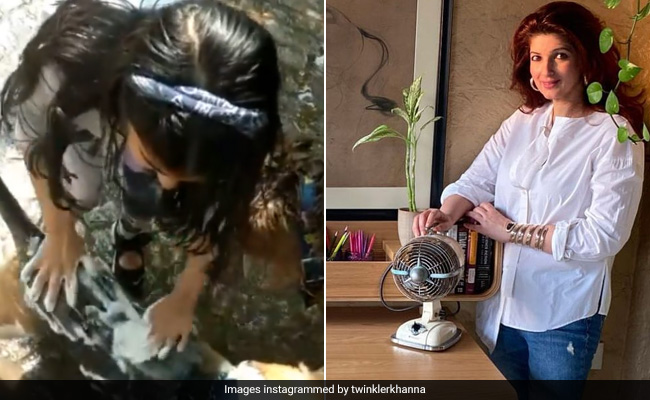 Twinkle Khanna की बेटी नितारा ने Puppy को यूं प्यार से नहलाया, एक्ट्रेस ने शेयर किया Video