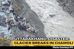 Huge Flood As Uttarakhand Glacier Breaks, 10 Dead, 125 Missing Huge Flood As Uttarakhand Glacier Breaks, 10 Dead, 125 Missing