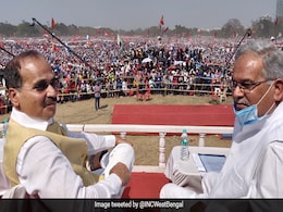 Left-Congress Flex Massive Crowd At Kolkata Rally, Slam Trinamool, BJP Left-Congress Flex Massive Crowd At Kolkata Rally, Slam Trinamool, BJP