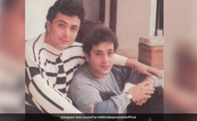 Rajiv And Rishi Kapoor In A Throwback Gem Shared By Riddhima Kapoor Sahni. It's OK To Cry
