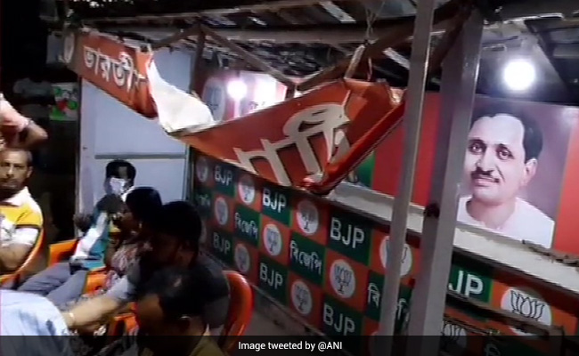 BJP Office Vandalised In West Bengal, Party Alleges Trinamool's Hand