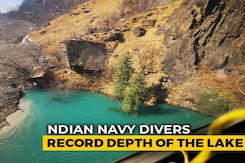 Navy Divers Dive Into Nearly Freezing Uttarakhand Lake To Measure Depth Navy Divers Dive Into Nearly Freezing Uttarakhand Lake To Measure Depth